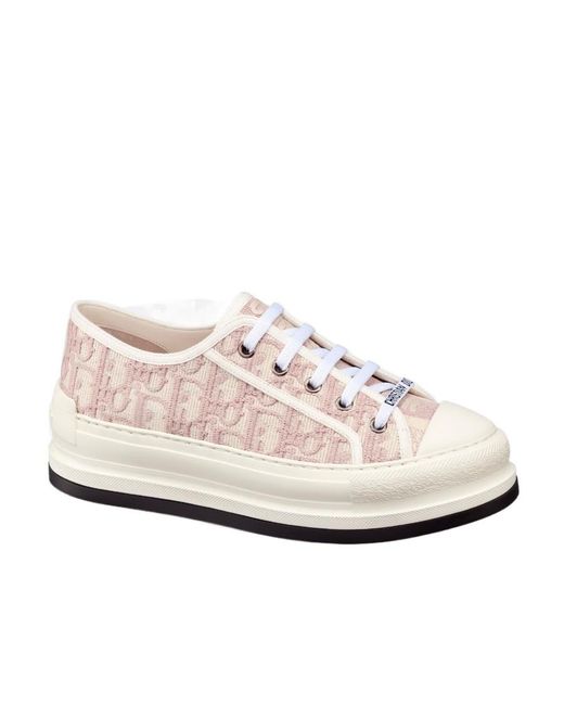 Dior White Christian Walk N Low-Top Sneakers