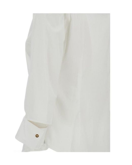 Elisabetta Franchi White Stretch Shirt