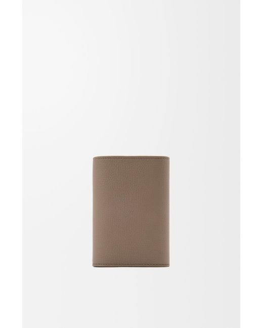 Loewe Brown Anagram Small Vertical Wallet