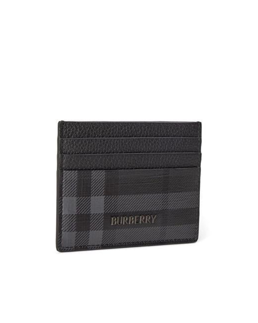 Burberry Gray Lightweight Compact Card Holder for men