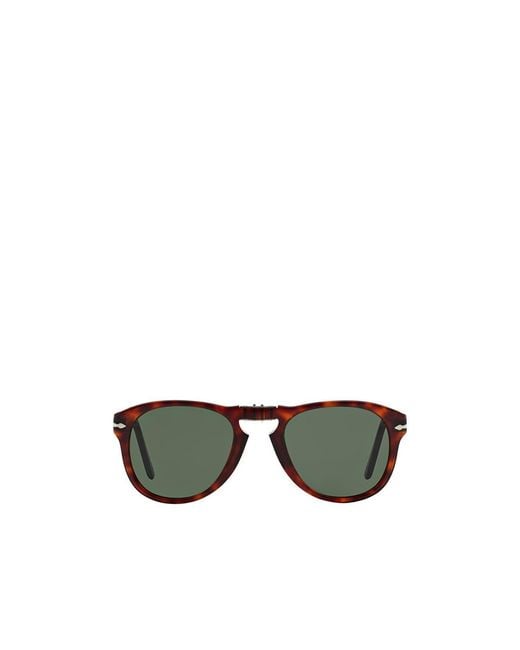 Persol Green Round Frame Sunglasses for men