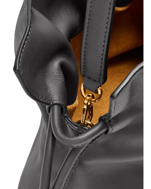 Loewe Black Medium Flamenco Clutch