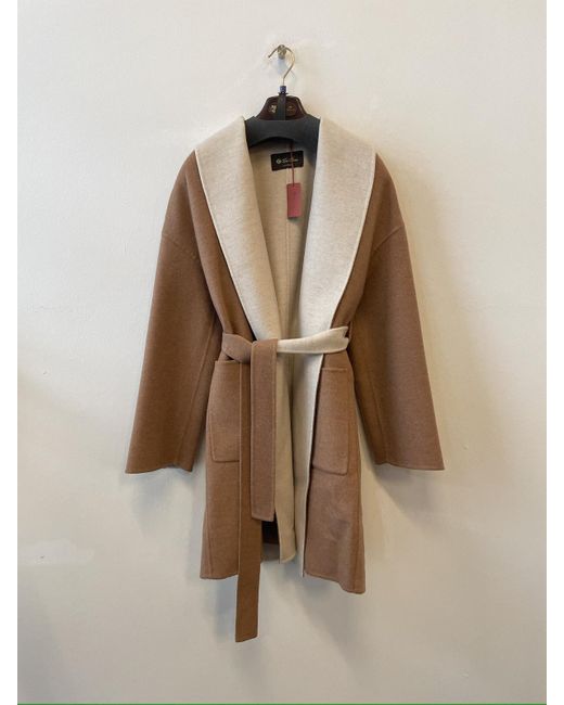 Loro Piana Natural Long-Sleeved Coat