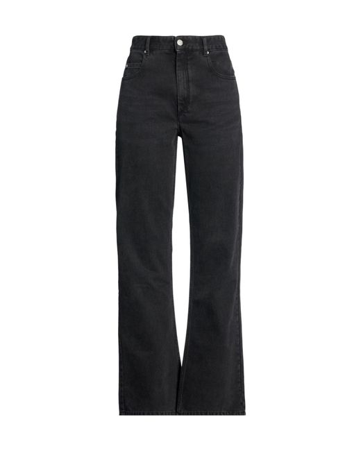 Isabel Marant Black Denim Trousers