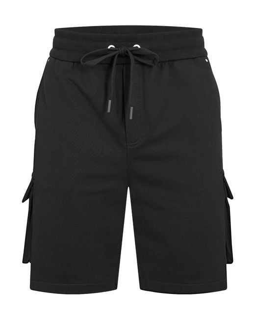Moose Knuckles Black Fitted Shorts for men