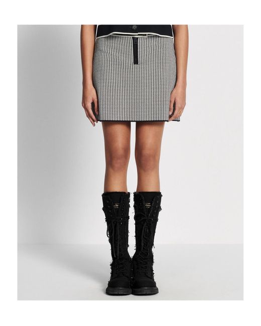 Dior Gray Miniskirt