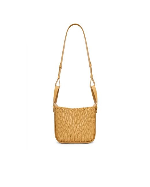Loewe Metallic Compact Hammock Bucket Bag
