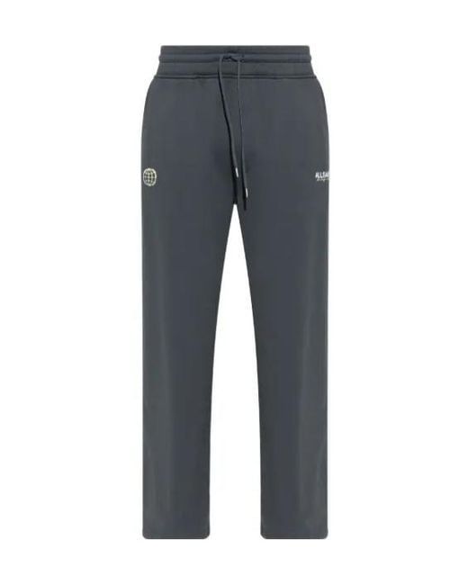 AllSaints Blue Emblem Logo Joggers