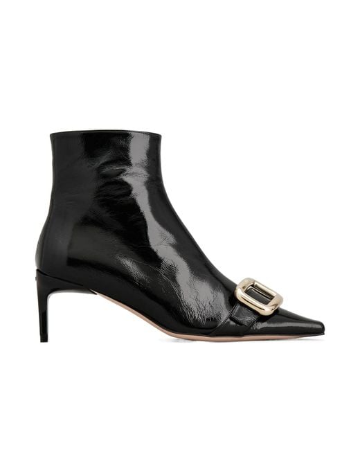 Roger Vivier Black Viv' Canard Boots
