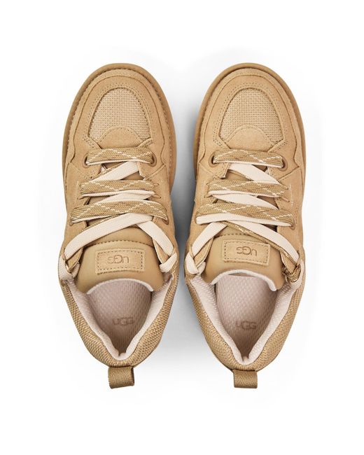 Ugg Natural Lo Lowmel Lace-Up Sneakers