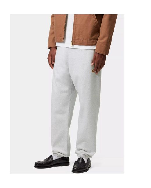 Carhartt White Chase Sweat Pant for men
