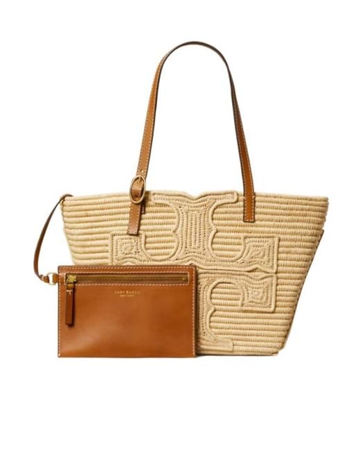 Tory Burch Natural X Doum For Small Ella Tote Bag