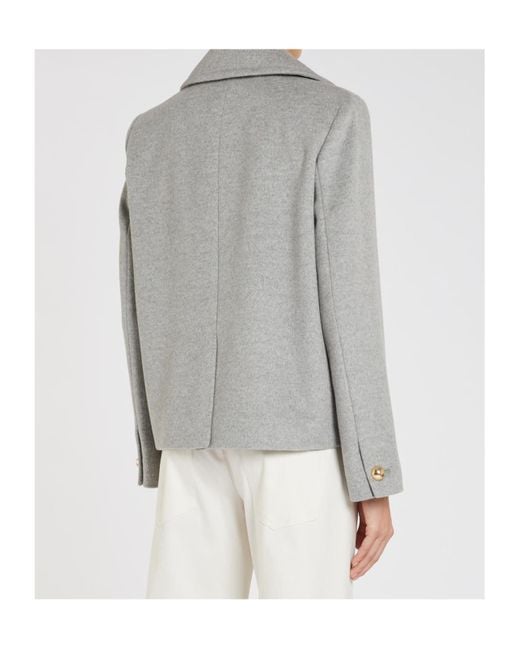 Marella Gray Long-Sleeved Jacket
