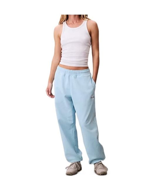 Calvin Klein Blue Monologo French Terry Jogger
