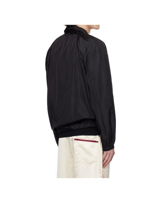 Bode Black Drawstring Hem Track Jacket for men