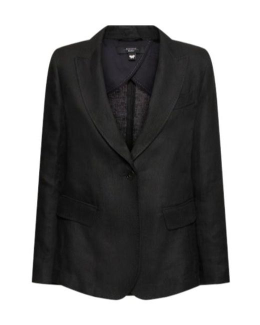 Weekend by Maxmara Black Nalut Single-Breasted Suit Jacket