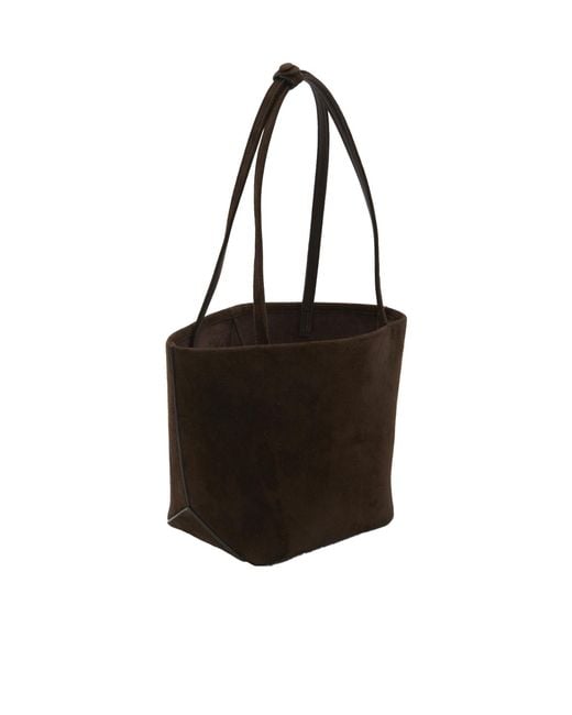 The Row Black Medium Park Tote Edge