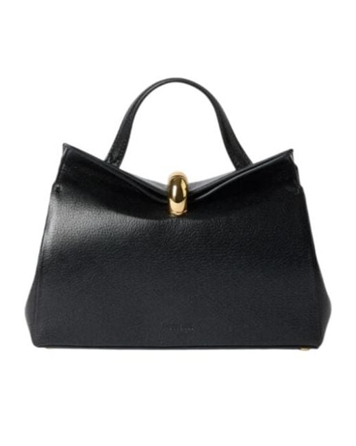Jacquemus Black The Small Valérie Grained Leather Tote Bag