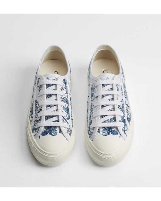 Dior Gray Iviera Walk'N' Sneaker