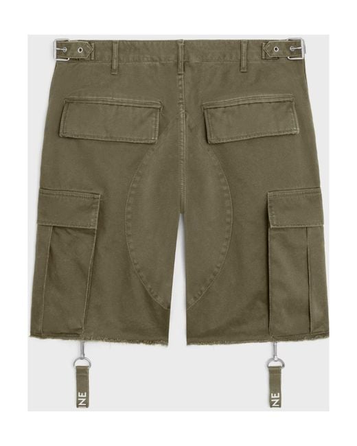Céline Green Shorts With Straps for men