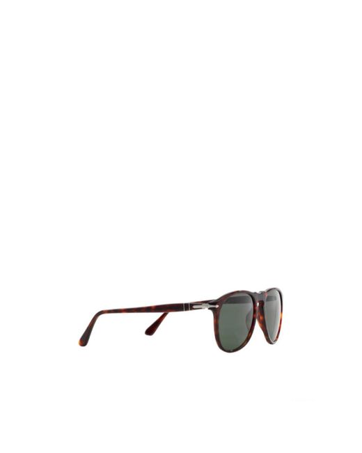 Persol Green Round Frame Sunglasses