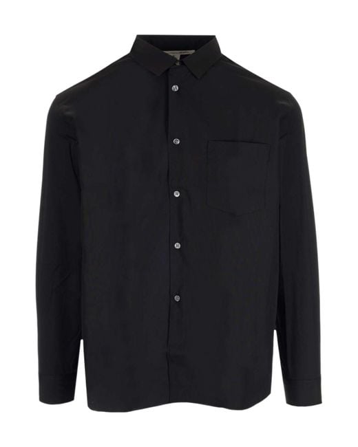 Comme des Garçons Blue Long Sleeve Shirt for men