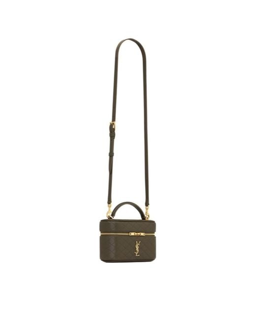 Saint Laurent White Gaby Vanity Bag