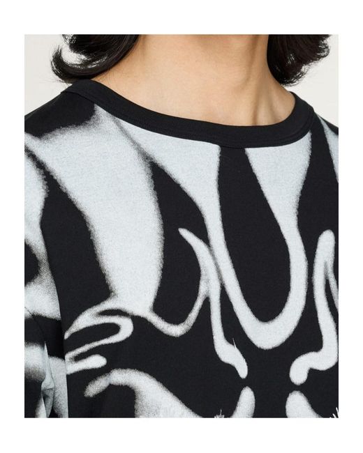 Y-3 Black Chito Graphic Long-Sleeve T-Shirt for men
