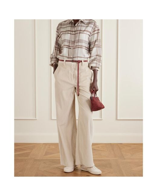 Brunello Cucinelli Red Duo Mini Tote Bag