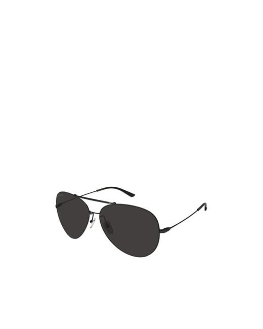 Gucci Black Eyewear Pilot Frame Sunglasses for men