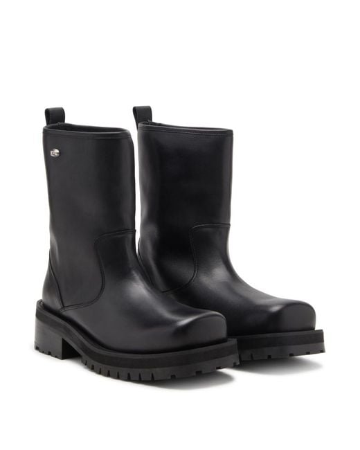 DIESEL Black D-Texan Bk Boots for men