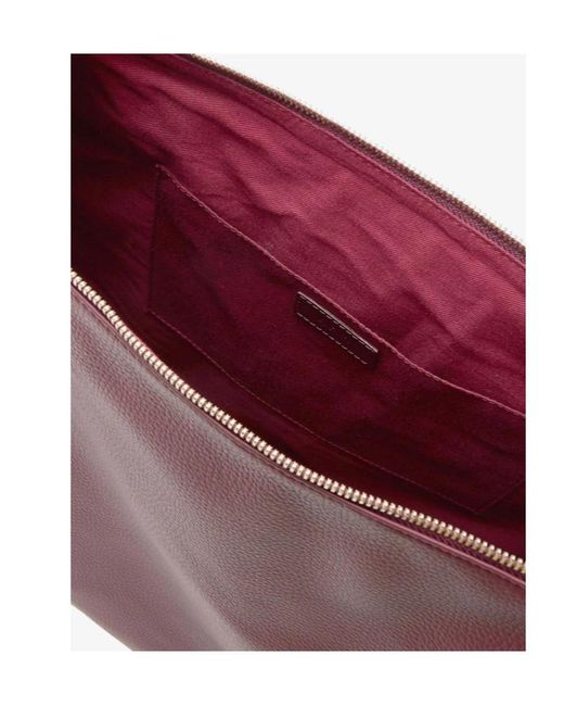 A.P.C. Purple Vera Logo Printed Maxi Shoulder Bag