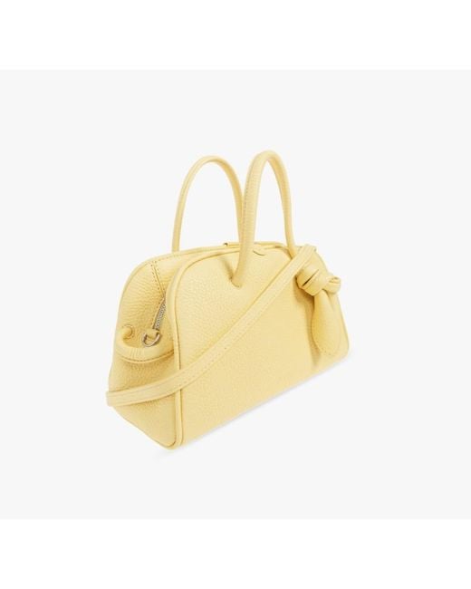 Jacquemus Metallic Double-Handled Shoulder Bag