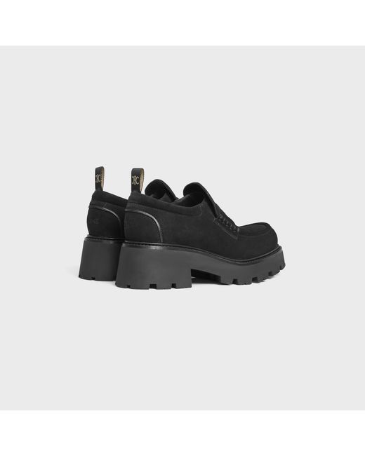 Céline Black Triomphe Loafers