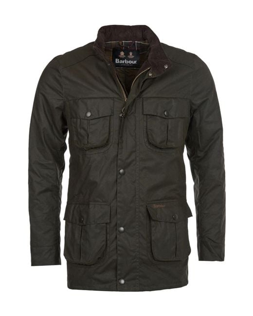 Barbour Black Corbridge Wax Jacket for men