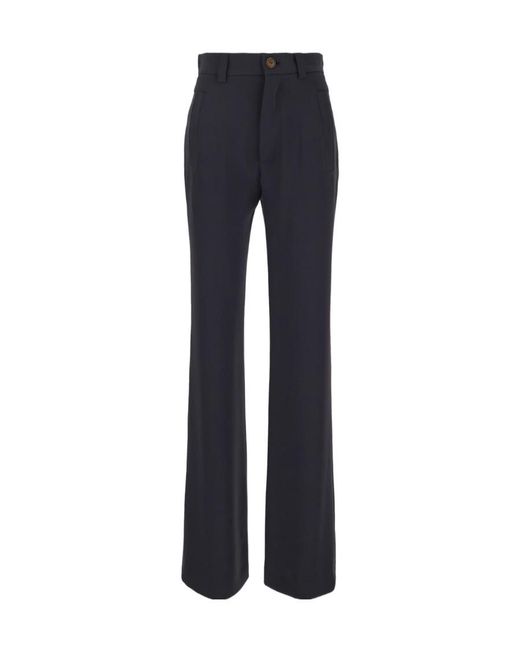 Vivienne Westwood Blue Straight Leg Tailored Trousers