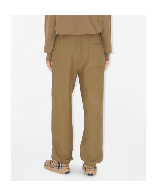 Burberry Natural Cotton Track Pants