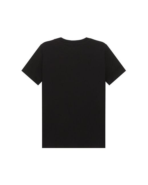 Moschino Black Double Question Mark Crew-Neck T-Shirt