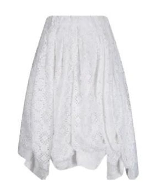 Comme des Garçons White Lace Trousers