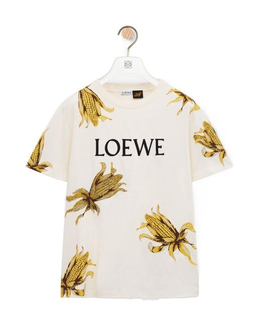 Loewe White Embellished T-Shirt