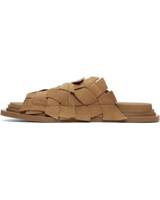 CAMPERLAB Brown Nada Slippers for men