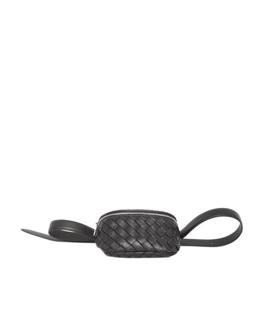 Bottega Veneta Gray Zippered Waist Pack for men