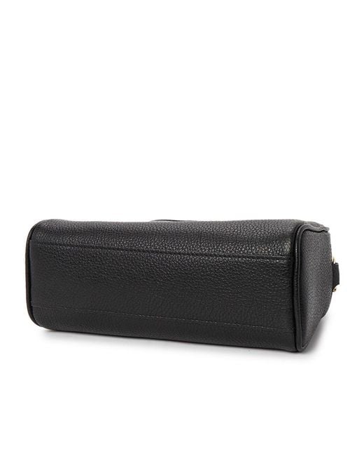 Ferragamo Black Zippered Shoulder Bag