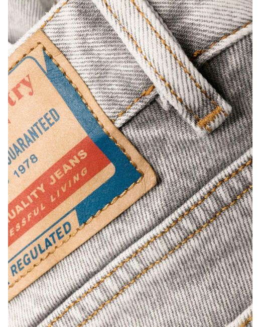 DIESEL Gray 1955 Straight-Leg Jeans for men