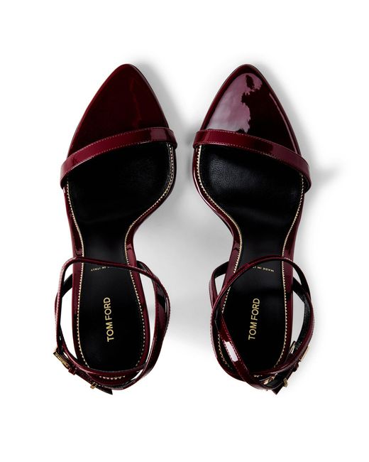 Tom Ford White Padlock Heels