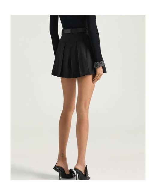Givenchy Black Pleat Detailed Shorts