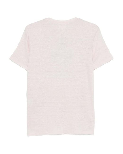 Isabel Marant Pink Zewel Logo-Print T-Shirt