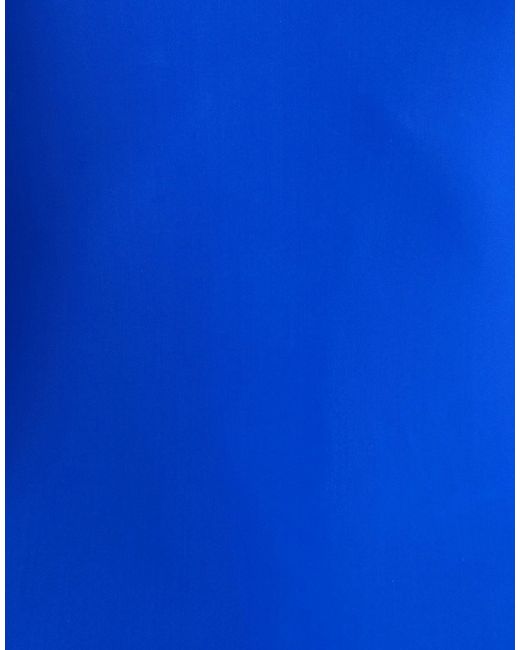 MM6 by Maison Margiela Blue Solid Color Fashion Stretch Top