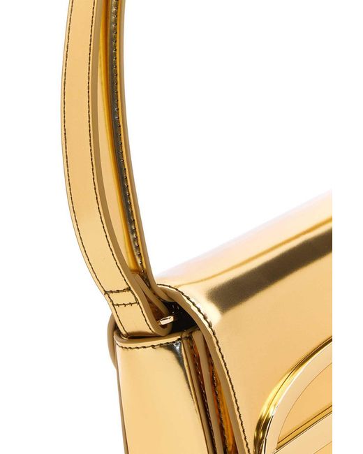 DIESEL Metallic 1Dr-Iconic Mirrored Shoulder Bag