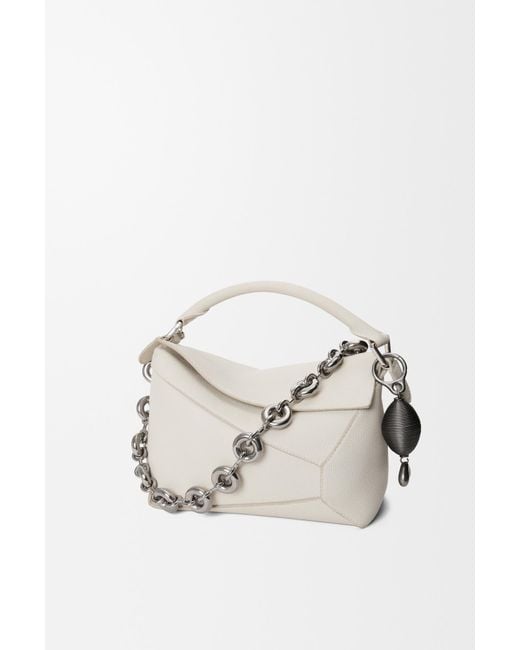 Loewe White Oval Fish Charm